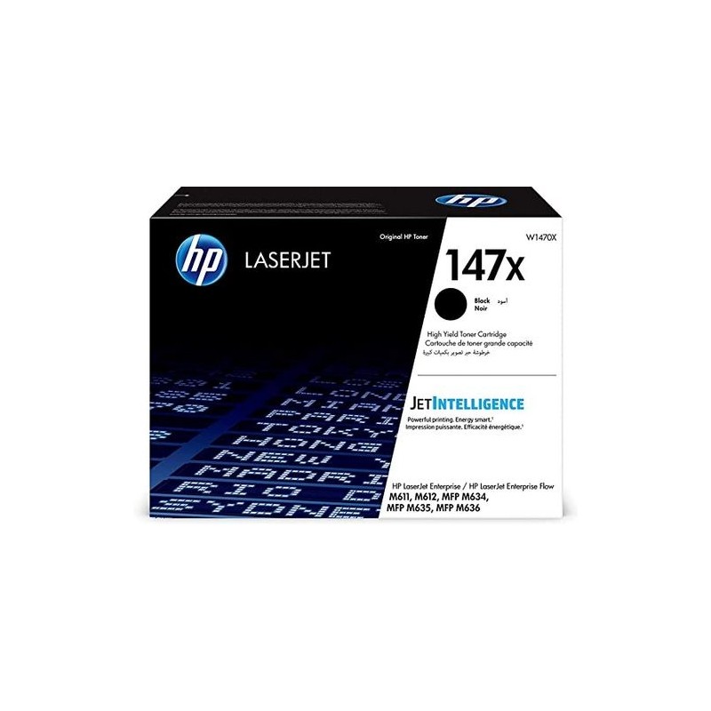 W1470X - Toner Noir HP GRANDE CAPACITE - HP LaserJet Enterprise Flow MFP M634h / Flow MFP M635z