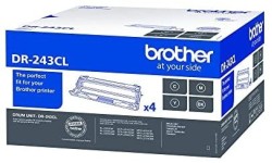 Pack 4 cartouches de toner compatible Brother TN-247 BK/C/Y/M + 1 Tambour Brother original DR-243CL