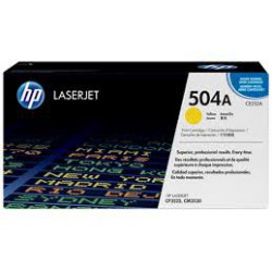 CE252A Toner Jaune imprimante HP Color Laserjet CM3530 CP3520 et CP3525