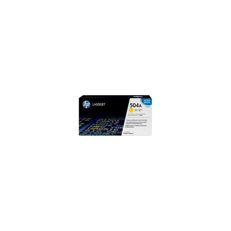 CE252A Toner Jaune imprimante HP Color Laserjet CM3530 CP3520 et CP3525