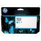 B3P19A - Cartouche d'encre Original HP 727 Cyan 130ml - HP Designjet T3500/T2530/T1530/T930/T2500/T1500/T920