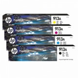 913A Lot de 4 cartouches HP pour HP PageWide 377dw/Pro 447dw