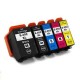 Pack jet d'encre compatible EPSON 202XL, 5 cartouches