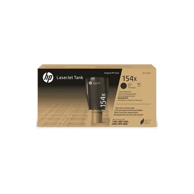 W1540X - Kit de recharge de toner Noir Original HP 154X - HP LaserJet Tank 2602dw/1502w