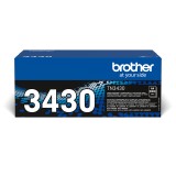 TN3430 - Toner Noir Original Brother - Brother HL L6250DN/DCP L6600DW/MFC L6800DW