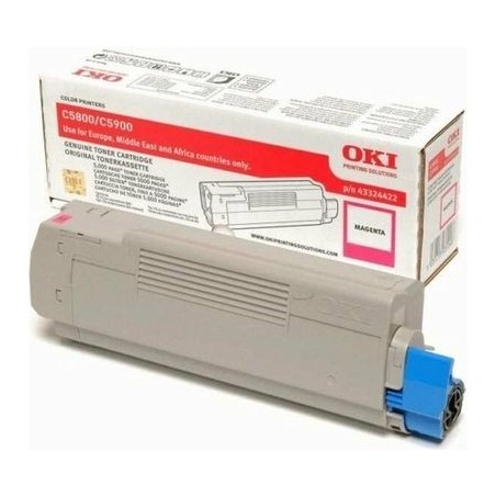 43324421 Toner Magenta Original pour imprimante OKI 43324421 Toner Magenta Original pour imprimante OKI