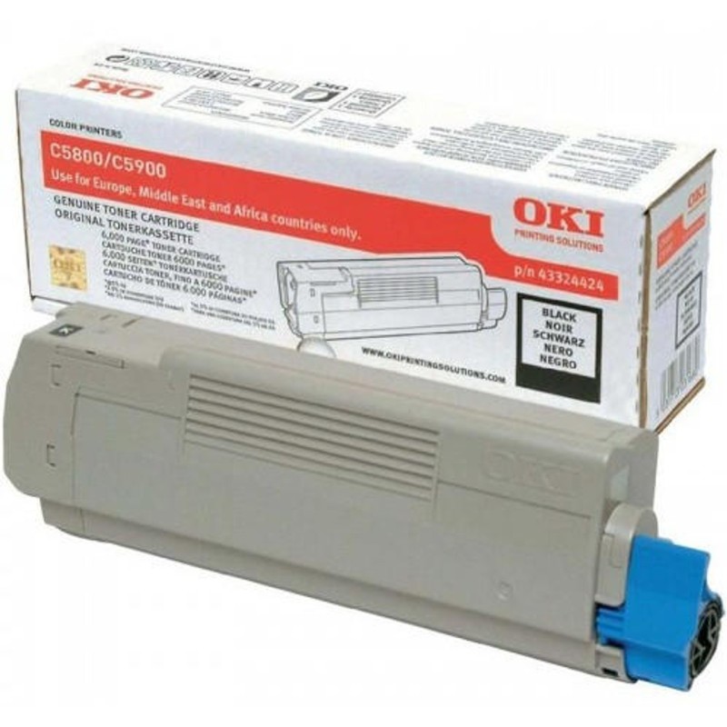 43324424 Toner Noir Original pour imprimante OKI