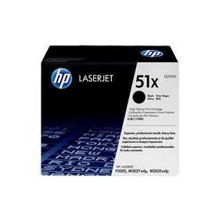 Q7551X Toner Noir imprimante HP Laserjet P3005 Laserjet M3027 Laserjet M3035