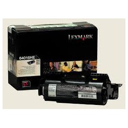 64016HE Toner Noir pour imprimante Lexmark T640n/tn/dtn, T642n/tn/dtn