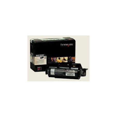 64016HE Toner Noir pour imprimante Lexmark T640n/tn/dtn, T642n/tn/dtn 64016HE Toner Noir pour imprimante Lexmark T640n/tn/dtn, T642n/tn/dtn