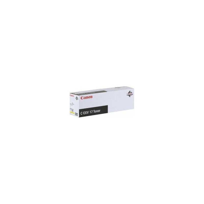 Canon Toner C-EXV 17 Jaune 30 000 pages réf. 0259B002 495g pour imprimante iR C4580i C4080i C5185i