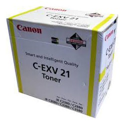 Canon Toner C-EXV 21 Jaune 14 000 pages réf. 0455B002 260g pour imprimante iR C3380. C3380i. C2880. C2380i. C3080. C3580