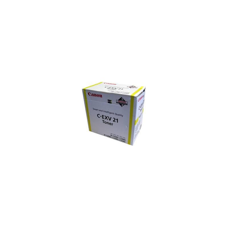 Canon Toner C-EXV 21 Jaune 14 000 pages réf. 0455B002 260g pour imprimante iR C3380 C3380i C2880 C2380i C3080 C3580