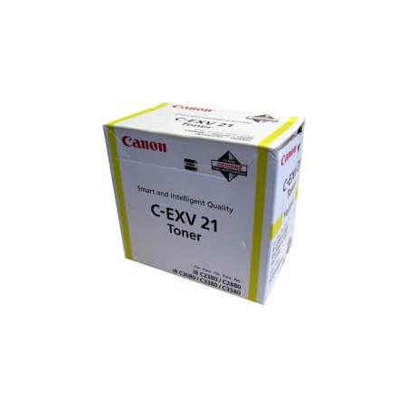 Canon Toner C-EXV 21 Jaune 14 000 pages réf. 0455B002 260g pour imprimante iR C3380 C3380i C2880 C2380i C3080 C3580 Canon Toner C-EXV 21 Jaune 14 000 pages réf. 0455B002 260g pour imprimante iR C3380 C3380i C2880 C2380i C3080 C3580