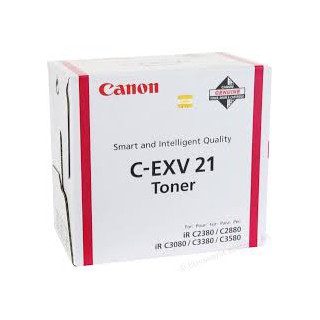 Canon Toner C-EXV 21 Magenta 14 000 pages réf. 0454B002 260g pour imprimante iR C3380. C3380i. C2880. C2380i. C3080. C3580