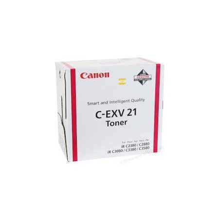 Canon Toner C-EXV 21 Magenta 14 000 pages réf. 0454B002 260g pour imprimante iR C3380 C3380i C2880 C2380i C3080 C3580