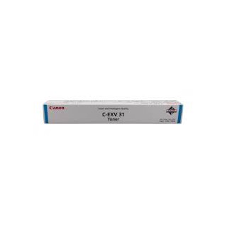 Canon Toner C-EXV 31 Cyan 52000 pages réf. 2796B002 940g pour imprimante iR ADVANCE C7055i. C7065i