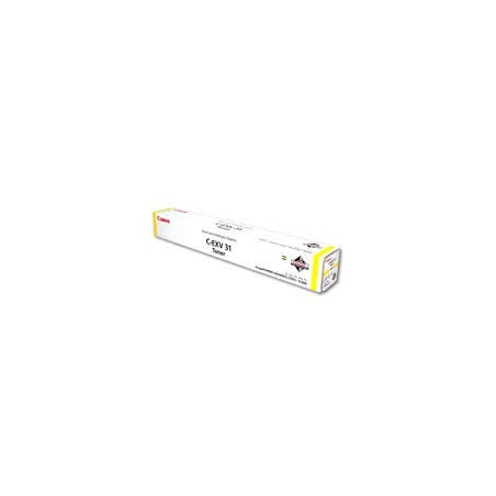 Canon Toner C-EXV 31 Jaune 52000 pages réf. 2804B002 940g pour imprimante iR ADVANCE C7055i. C7065i