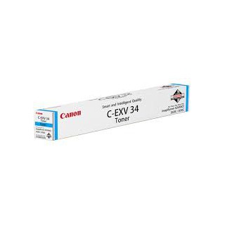 3783B002 Canon Toner C-EXV 34 Cyan pour imprimante iR ADVANCE C2020 C2020i C2030 C2030i C2025i C2220L C2225i