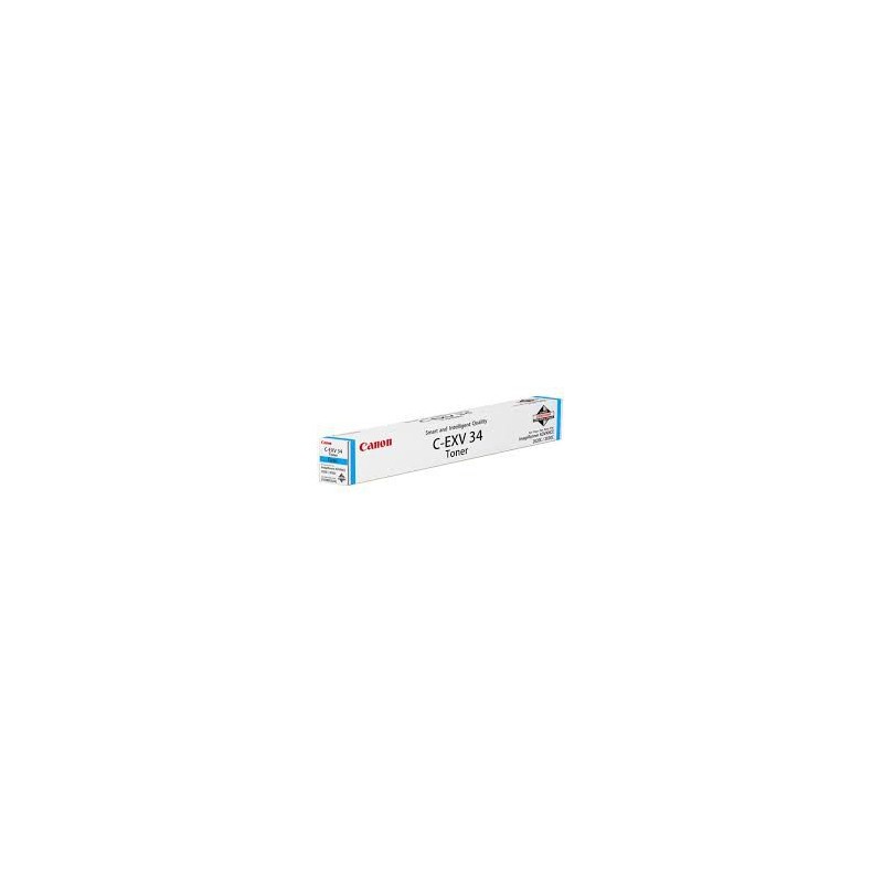 3783B002 Canon Toner C-EXV 34 Cyan pour imprimante IRC 2020 2020i 2030 2030i 2025i 2220L