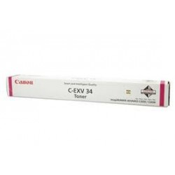 3784B002 Canon Toner C-EXV 34 Magenta pour imprimante iR ADVANCE C2020 C2020i C2030 C2030i C2025i C2220L C2225i