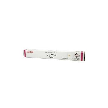 3784B002 Canon Toner C-EXV 34 Magenta pour imprimante IRC 2020 2020i 2030 2030i 2025i 2220L 2225i