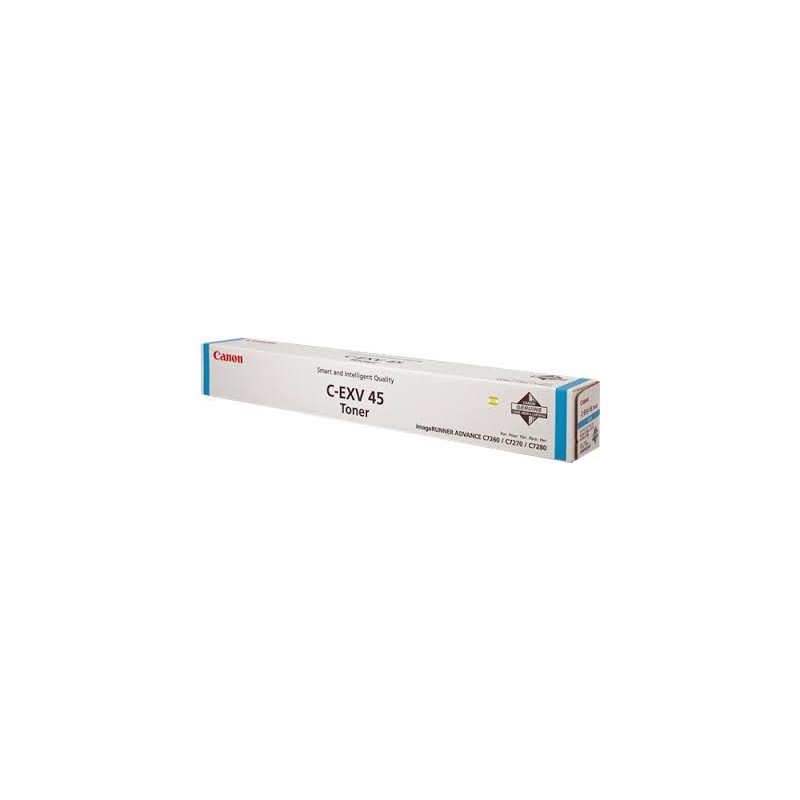 Canon Toner C-EXV 45 Cyan 52 000 pages réf. 6944B002 pour imprimante iR ADVANCE C7260i. 7270i. 7280i