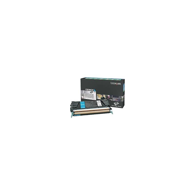 C5240CH Toner Cyan pour imprimante Lexmark C524N C524DN C524DTN
