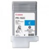 Encre Canon PFI-102 Cyan 0896B001 130ml pour traceur iPF500 LP17 iPF600 iPF605 iPF610 LP24 iPF650 iPF655 iPF700 iPF710