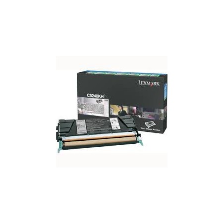 C5240KH Toner Noir pour imprimante Lexmark C524N C524DN C524DTN C5240KH Toner Noir pour imprimante Lexmark C524N C524DN C524DTN
