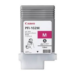 Encre Canon PFI-102 Magenta réf. 0897B001 130ml pour traceur iPF500, LP17, iPF600, iPF605, iPF610, LP24, iPF700, iPF710, iPF720
