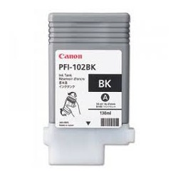 Encre Canon PFI-102 Noir 0895B001 130ml pour traceur iPF500, LP17, iPF600, iPF605, iPF610, LP24, iPF650, iPF655, iPF700