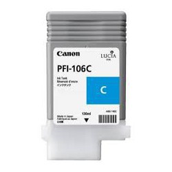 Encre Canon PFI-106 Cyan réf. 6622B001 130ml pour traceur iPF6300, 6350, 6400, 6450