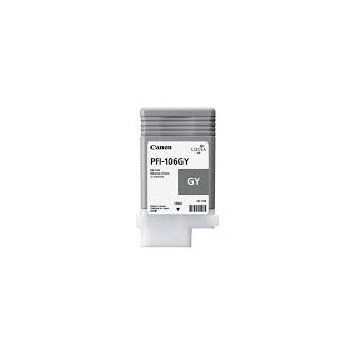 Encre Canon PFI-106 Gris réf. 6630B001 130ml pour traceur iPF6300, 6350, 6400, 6450