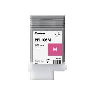 Encre Canon PFI-106 Magenta réf. 6623B001 130ml pour traceur iPF6300, 6350, 6400, 6450