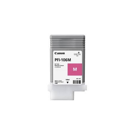 Encre Canon PFI-106 Magenta réf. 6623B001 130ml pour traceur iPF6300, 6350, 6400, 6450