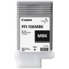 Encre Canon PFI-106 Matte Noir réf. 6620B001 130ml pour traceur iPF6300, 6350, 6400, 6450