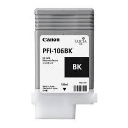 Encre Canon PFI-106 Noir réf. 6621B001 130ml pour traceur iPF6300, 6350, 6400, 6450