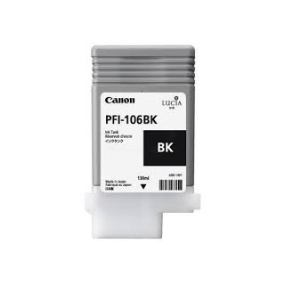 Encre Canon PFI-106 Noir réf. 6621B001 130ml pour traceur iPF6300, 6350, 6400, 6450