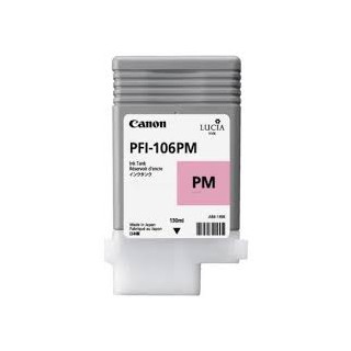 Encre Canon PFI-106 Photo Magentaréf. 6626B001 130ml pour traceur iPF6300, 6350, 6400, 6450