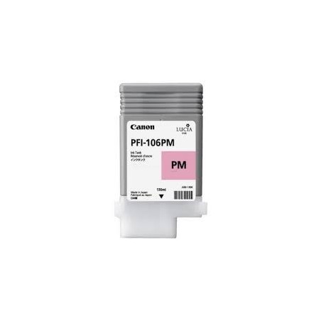 Encre Canon PFI-106 Photo Magentaréf. 6626B001 130ml pour traceur iPF6300, 6350, 6400, 6450 Encre Canon PFI-106 Photo Magentaréf. 6626B001 130ml pour traceur iPF6300, 6350, 6400, 6450