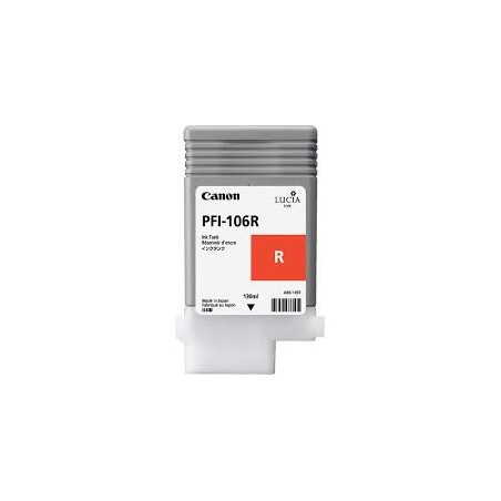 Encre Canon PFI-106 Rouge réf. 6627B001 130ml pour traceur iPF6300, 6350, 6400, 6450 Encre Canon PFI-106 Rouge réf. 6627B001 130ml pour traceur iPF6300, 6350, 6400, 6450