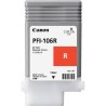 Encre Canon PFI-106 Rouge réf. 6627B001 130ml pour traceur iPF6300, 6350, 6400, 6450