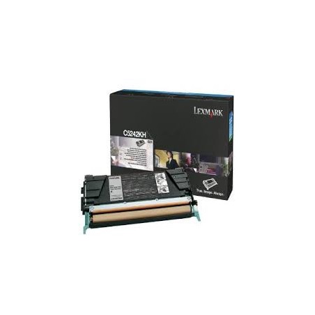 C5242KH Toner Noir imprimante Lexmark C522/C524/C530/C532/C534 C5242KH Toner Noir imprimante Lexmark C522/C524/C530/C532/C534