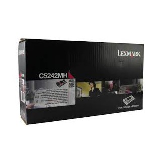 C5242MH Toner Magenta 5k pour imprimante Lexmark C522/C524/C530/C532/C534