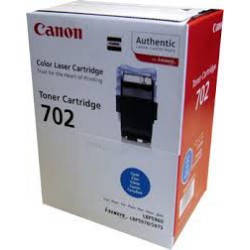 Toner Canon 702 Cyan 6 000 pages réf. 9644A004 pour imprimante LBP 5970. LBP 5975. LBP 5960