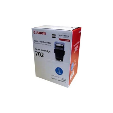 Toner Canon 702 Cyan 6 000 pages réf. 9644A004 pour imprimante LBP 5970. LBP 5975. LBP 5960