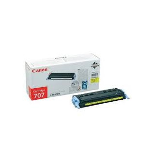 Toner Canon 707 Jaune réf. 9421A004 pour imprimante LBP 5000