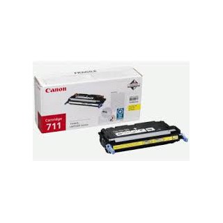 Toner Canon 711 Jaune 6 000 pages réf. 1657B002 pour imprimante LBP 5300. LBP 5360. MF8450. 9130. 9170. MF9220dn. 9280cdn