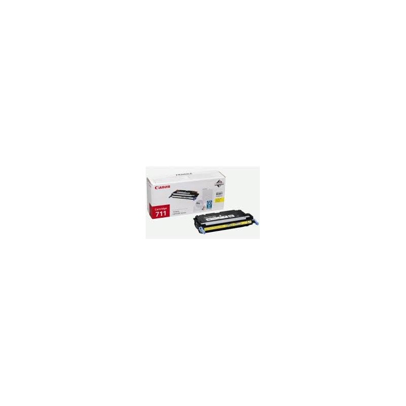 Toner Canon 711 Jaune 6 000 pages réf. 1657B002 pour imprimante LBP 5300 LBP 5360 MF8450 9130 9170 MF9220dn 9280cdn